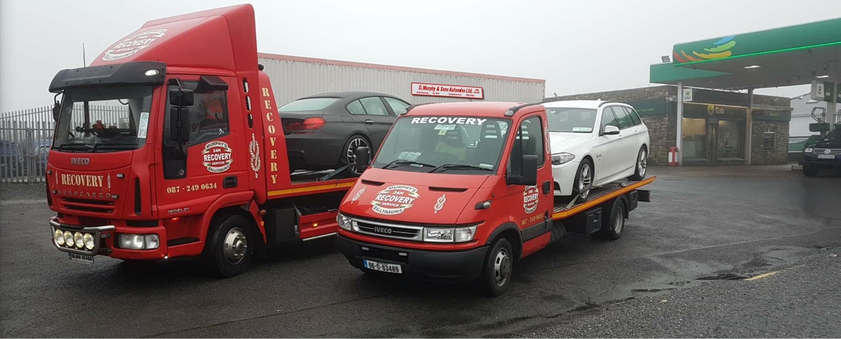 24 Hour, 7 Day Vehicle Recovery Service
